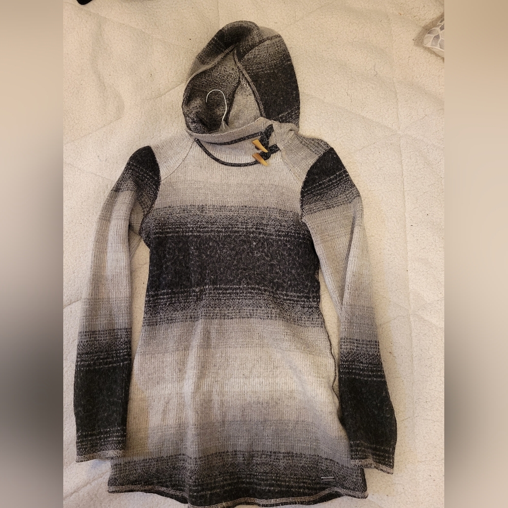 Prana Wool Sweater with Hood
